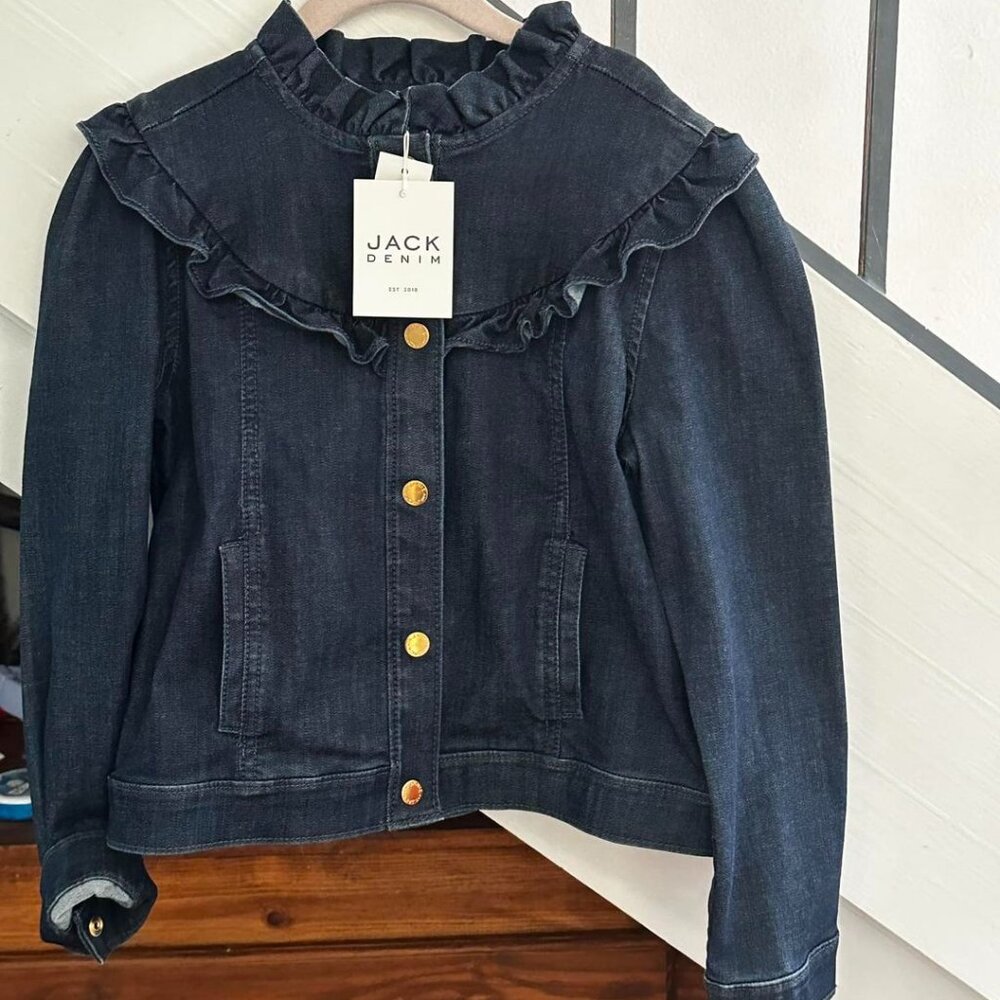 JANIE AND JACK DENIM JACKET COAT NEW